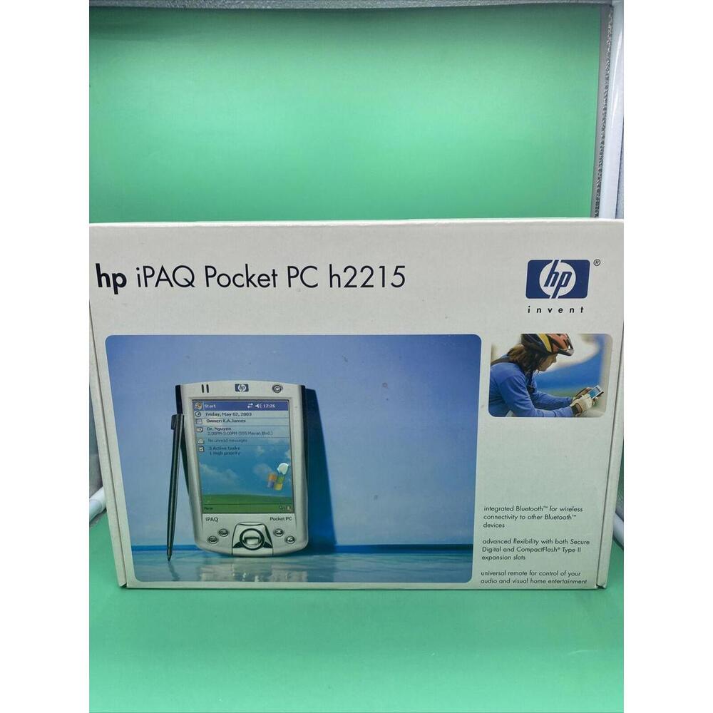 HP IPAQ H2215 Pocket PC 400mhz (FA159A#8ZP) Brand NEW/FACTORY SELAED
